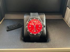 Porsche Design P6000 Red Dial Automatic, New Full Set