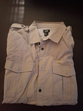 Herren Hemd XL, beige, Top Zustand