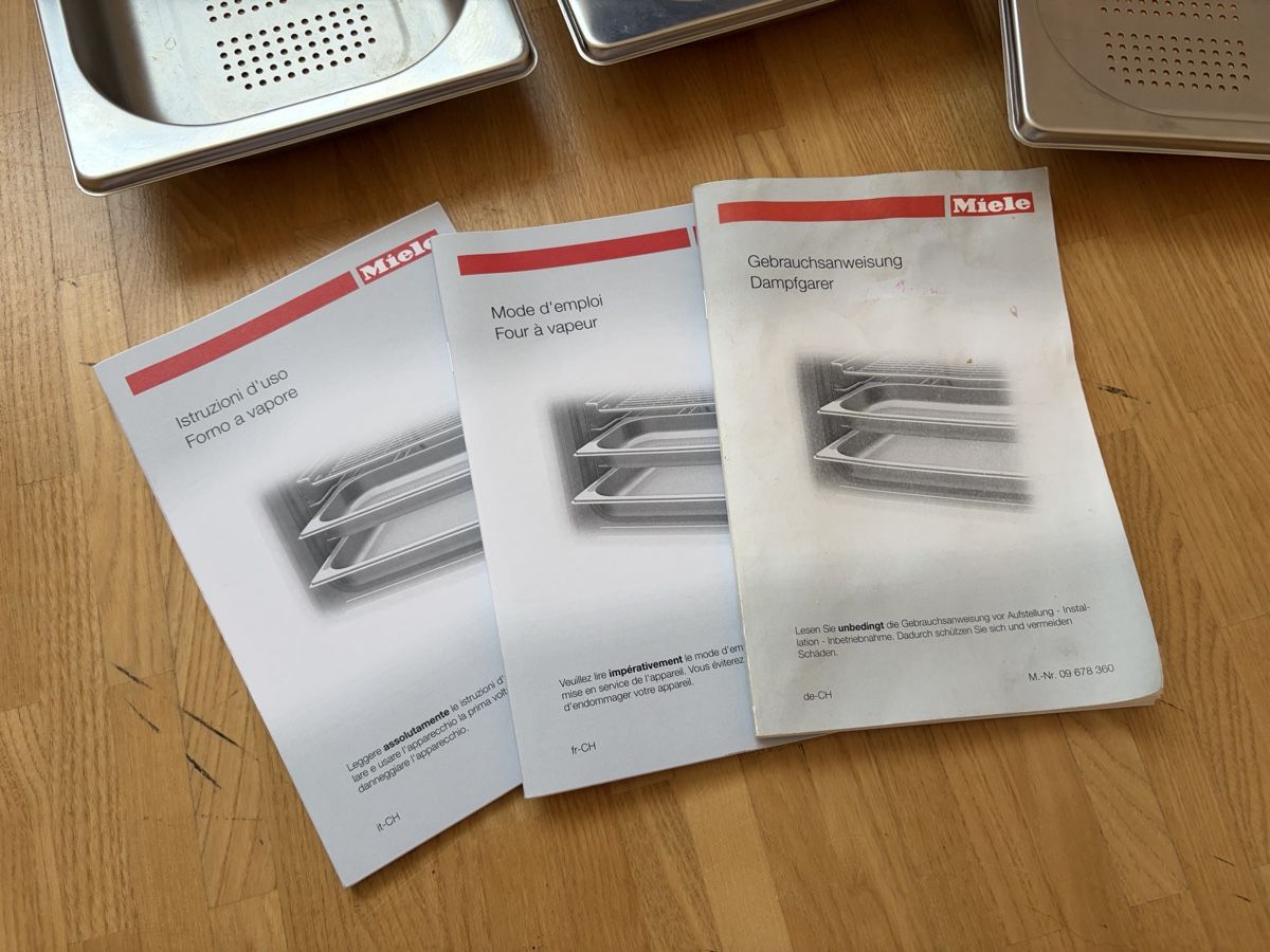 Miele Elettrodomestici da cucina: Miele Dampfgarer Steamer DG 6010 – Usato da Wil SG venduto da Klicks 5