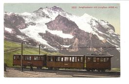 Jungfraubahn (BE) Berner Oberland  elekt. Zug  Jungfrau 1911