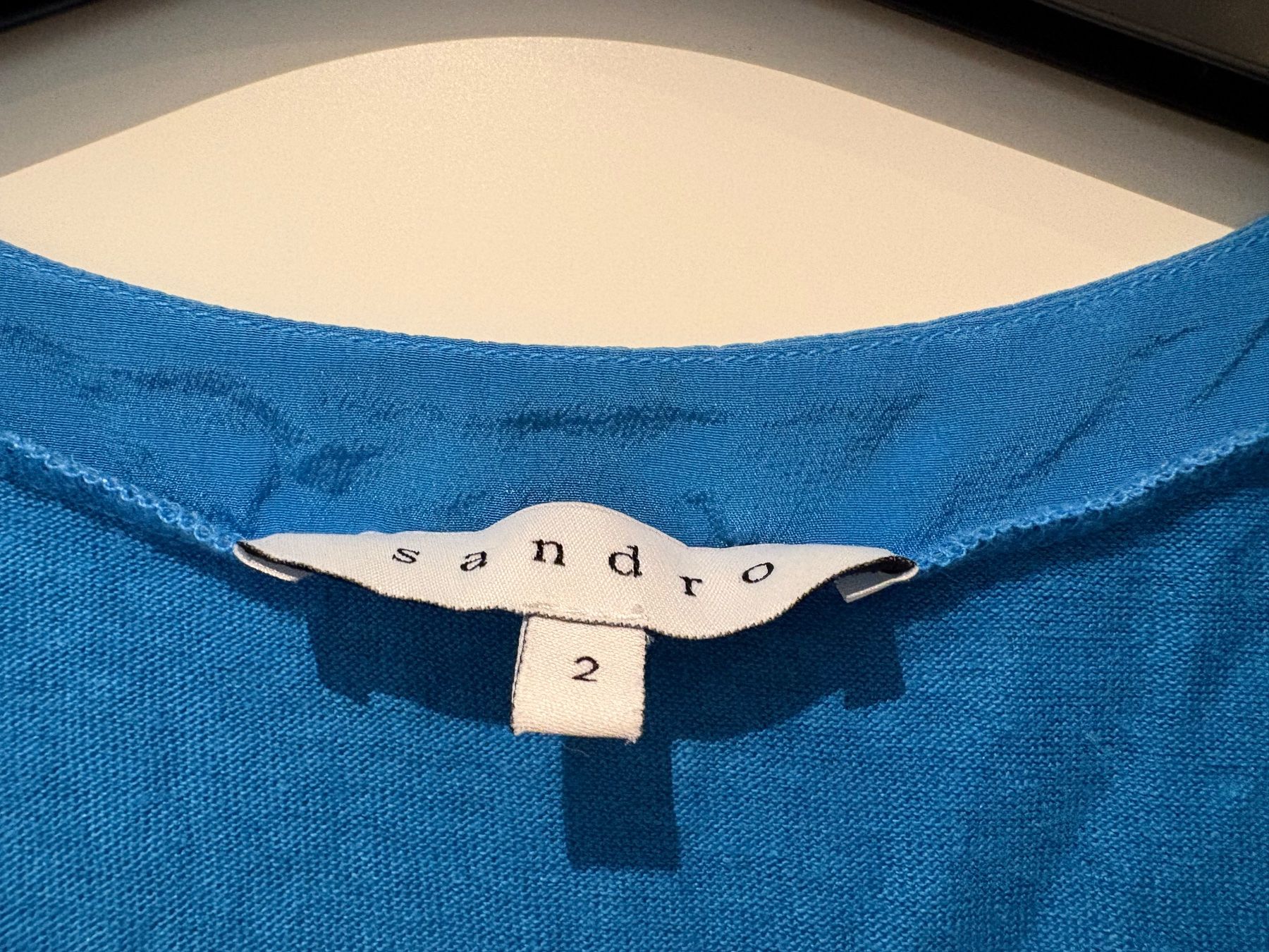 Sandro Top: SANDRO Top Linen & Silk - Size 2 (EU 38) – Usato da Muzzano venduto da Sidney_3 1