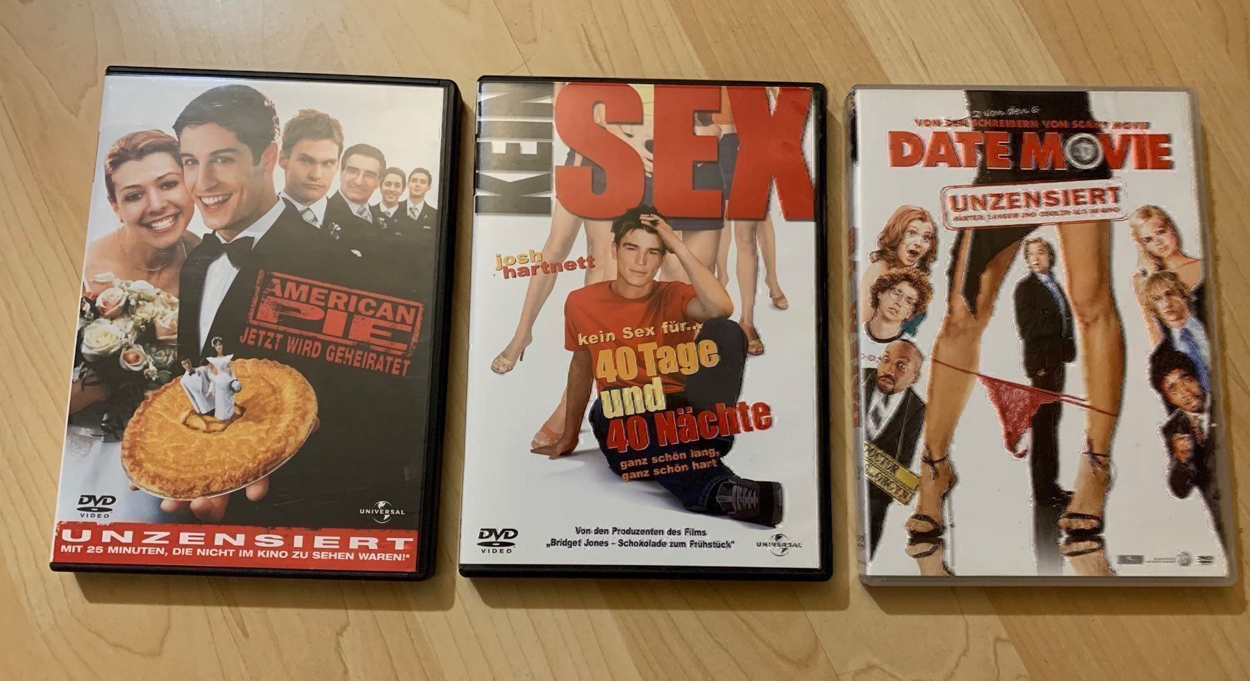 Tutti i DVDs: 3 DVD‘s – Usato da Gossau venduto da buendnerin21