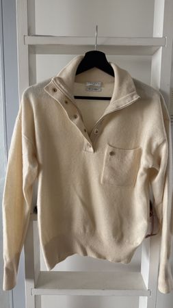 Sandro Paris 100% Cashmere Cream Jumper, Size 1