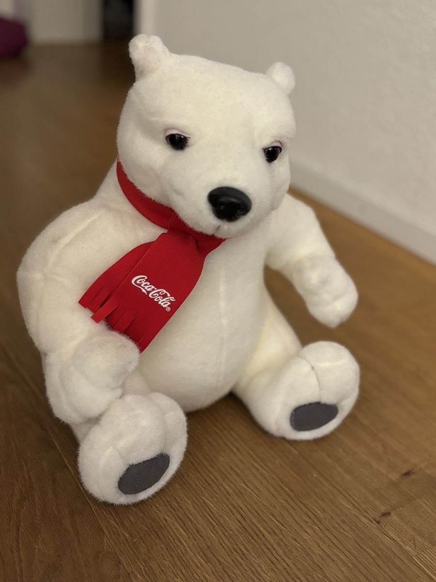 Coca-Cola Giocattoli: Coca-Cola Eisbär Stofftier – Usato da Würenlos venduto da Ashley24 9