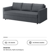 3er-Bettsofa für 2 Personen bequem