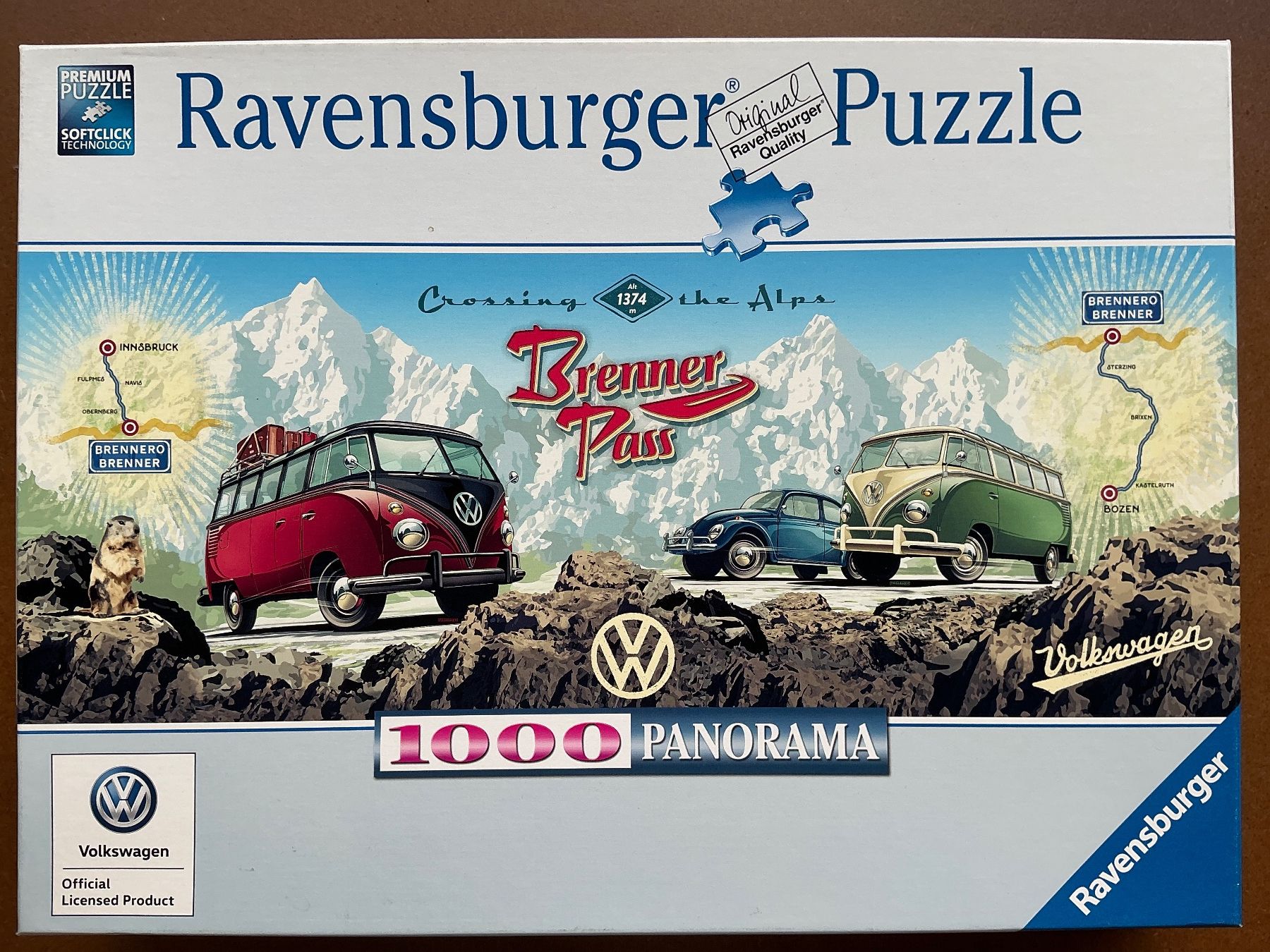 Ravensburger Puzzle: Panorama Puzzle Ravensburger 1000 Teile Bully über Brenner – Usato da Oberrieden venduto da Zimartin1