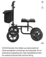 VEVOR Knie-Walker / Knieroller – All-Terrain mit Luftreifen