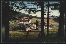 Schlegwegbad, Blick von einer Bank im Wa