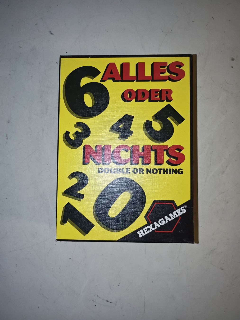 Spiele: Alles oder Nichts - von Hexagames. Vintage.(nov560) – Gebraucht aus Künten von Schnaepplihuus