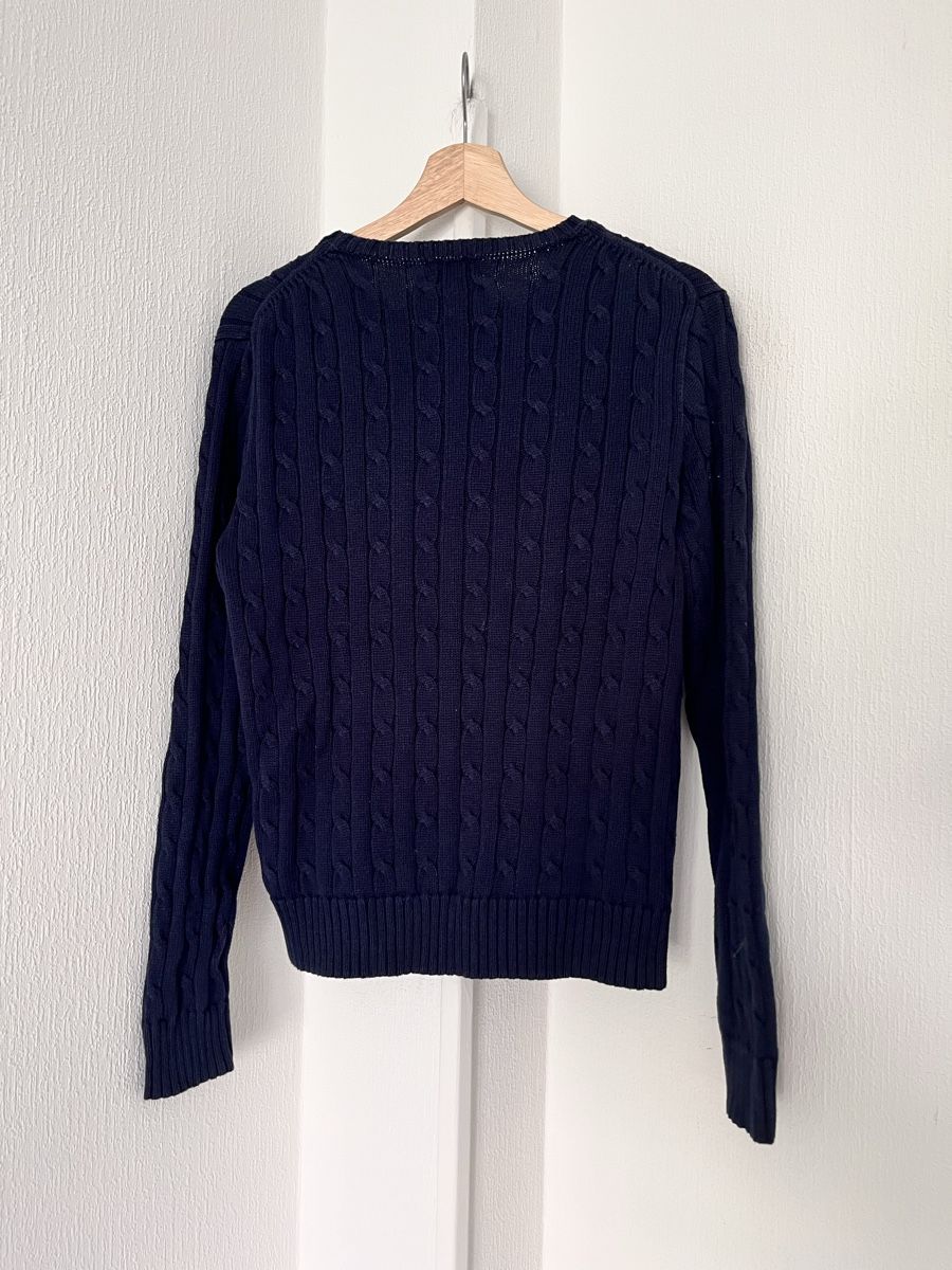 Ralph Lauren Maglioni & Felpe: Polo Ralph Lauren Pullover Cable Knit Navy Size L – Usato da Lausanne venduto da Danash 3