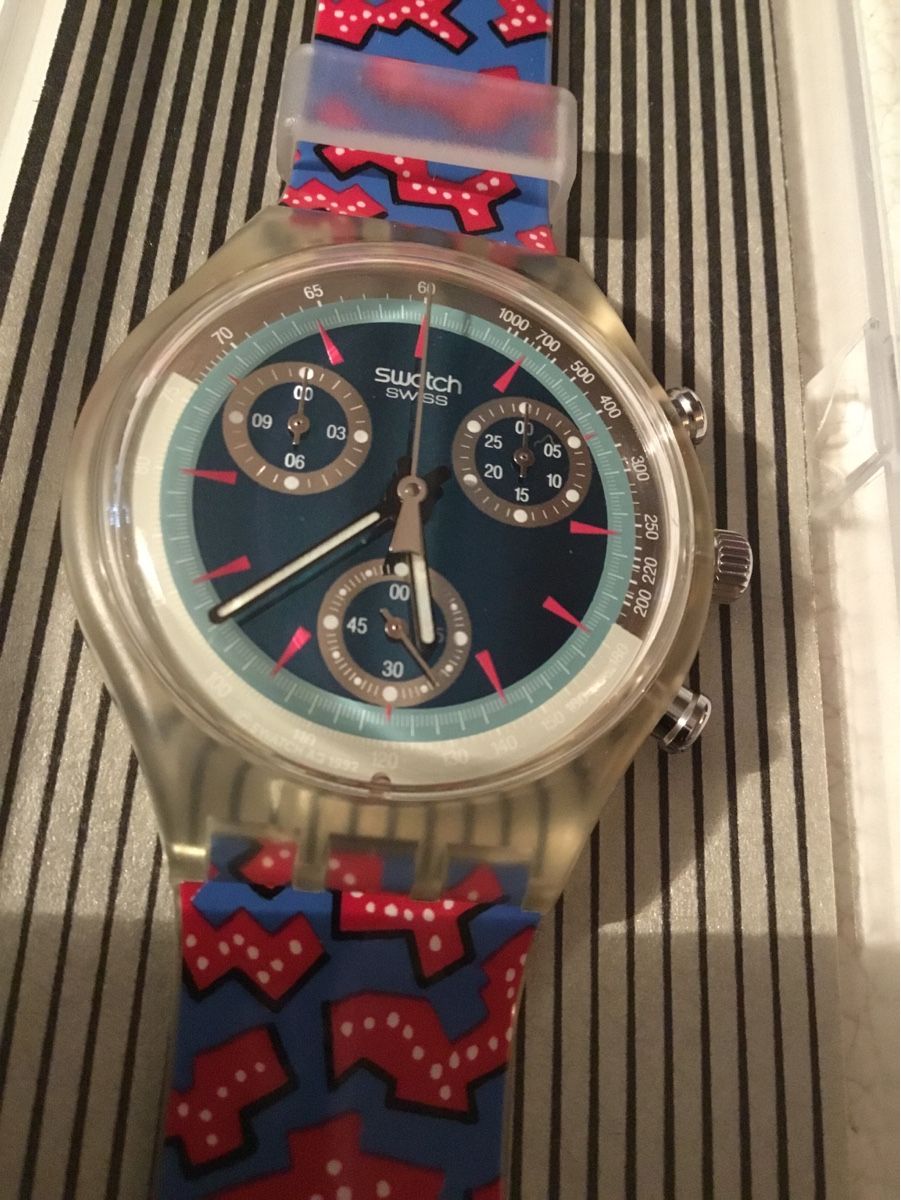 Swatch Orologi: Swatch chrono – Nuovo e nell'imballaggio originale da Neuchatel venduto da RinoICF