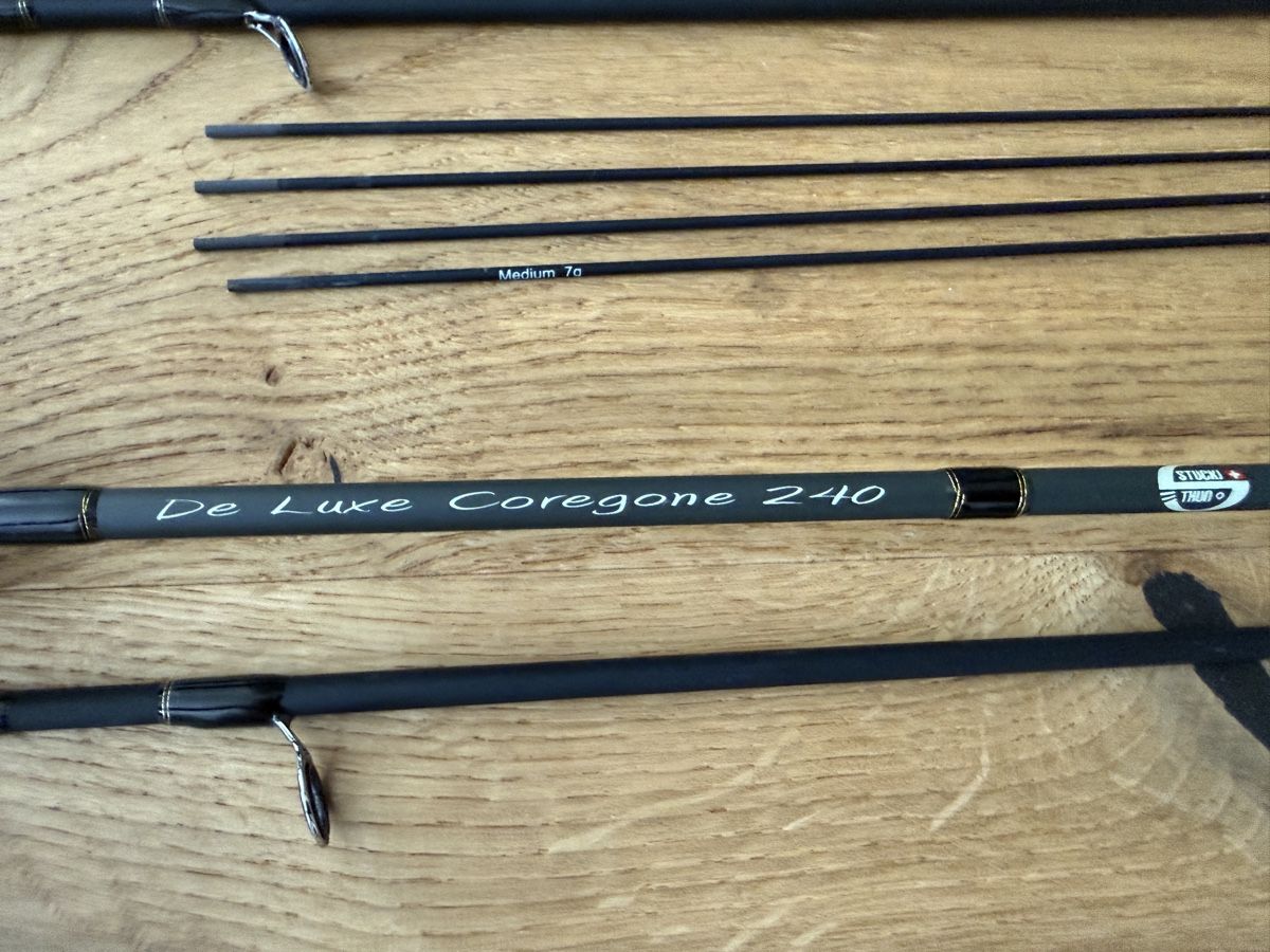 Stucki Thun Canne da pesca: Felchenruten 2x Stucki De Luxe Coregone 240 – Usato da Thun venduto da tscheune 3
