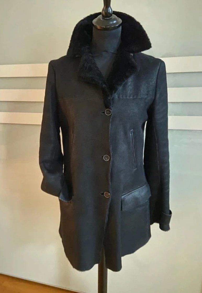 Jil Sander Cappotti: Jil Sander Ledermantel mit Fell – Usato da Basel venduto da ele_j688