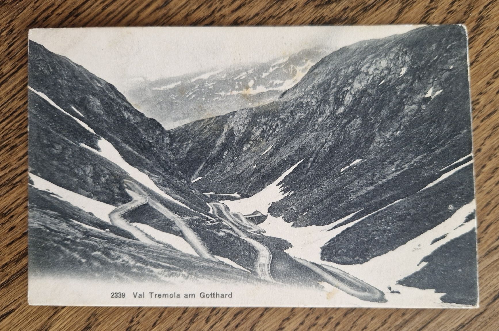 Cartoline postali: Tremola am Gotthard 1913, Stempel Gottardo – Usato da Ebikon venduto da Donar50