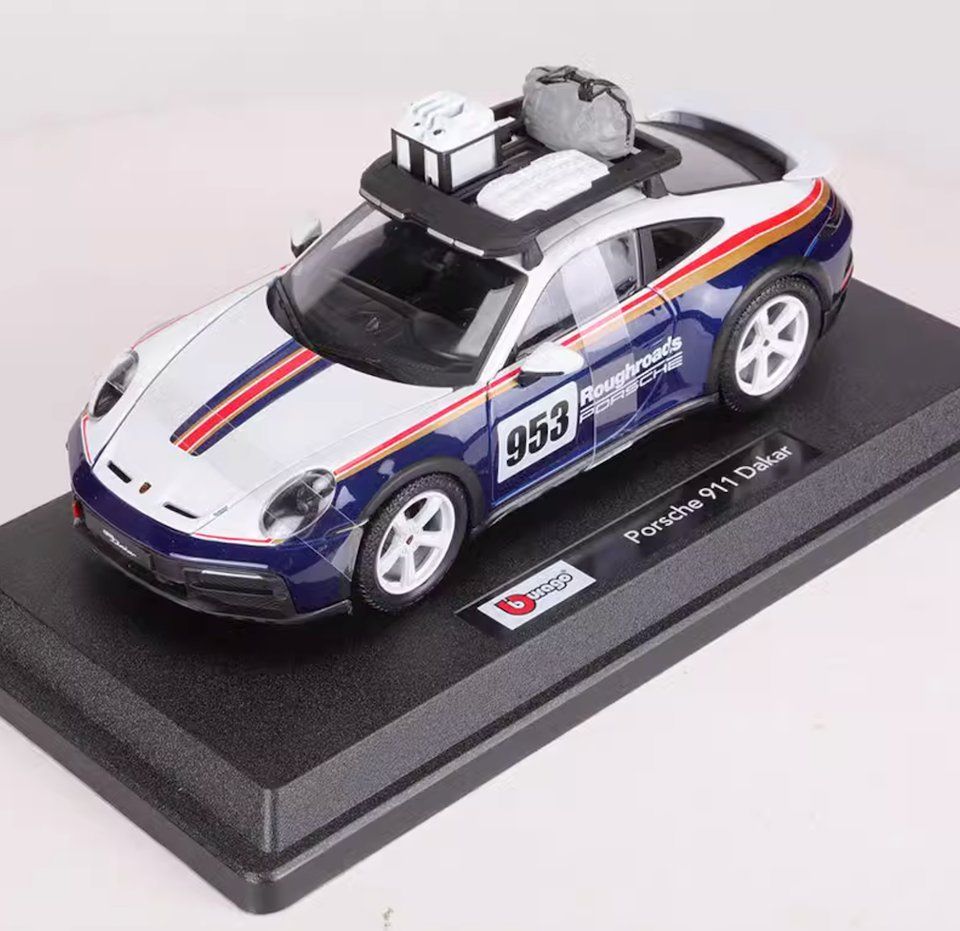 Bburago Modellini d'auto: Porsche 911 Dakar – Nuovo e nell'imballaggio originale da Fribourg venduto da 911cc 6