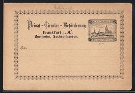 Frankfurt a. M., Karte der Privaten Stad