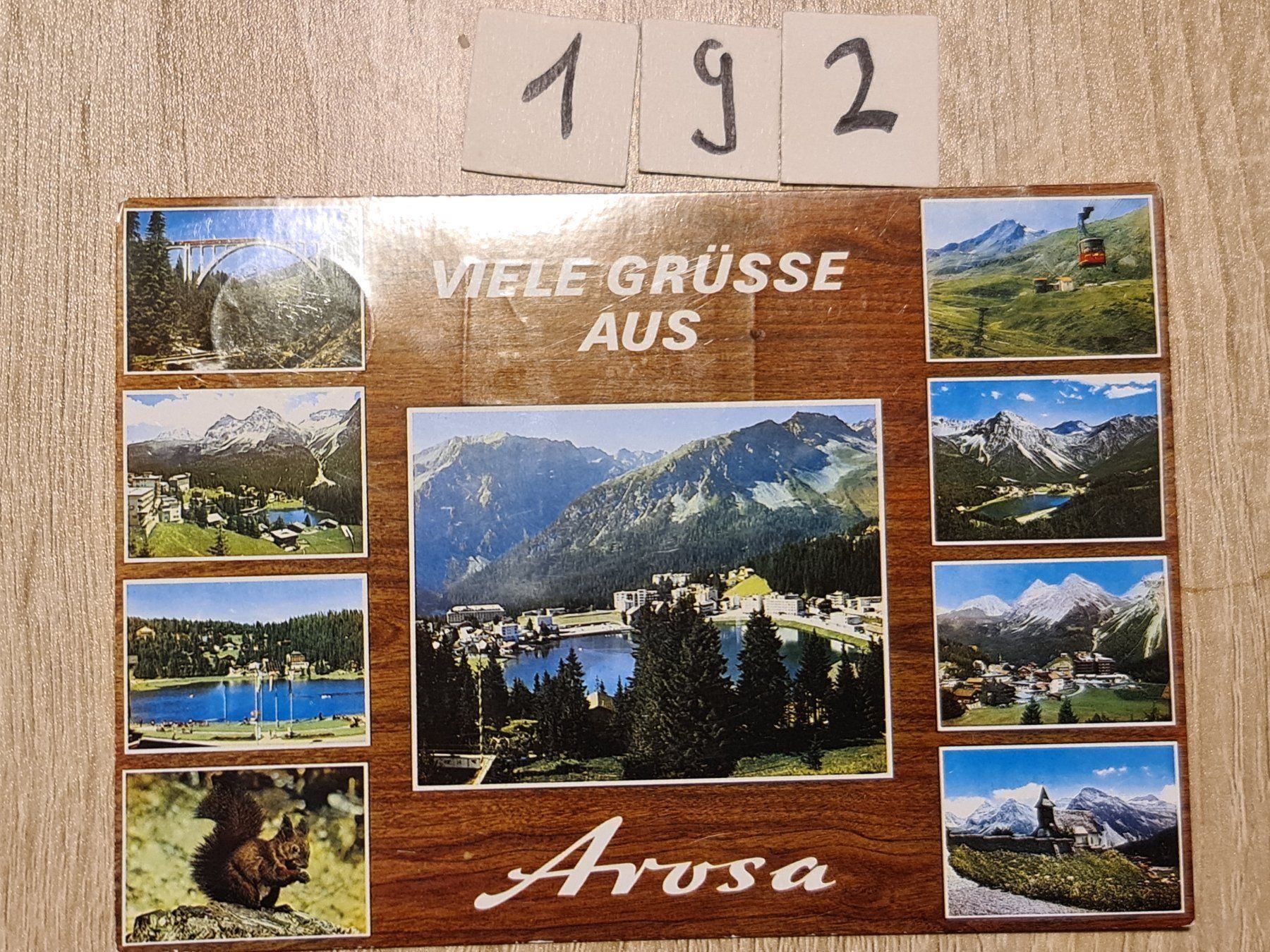 Cartoline postali: Ansichtskarte Arosa 1992 – Usato da Dintikon venduto da Vexi