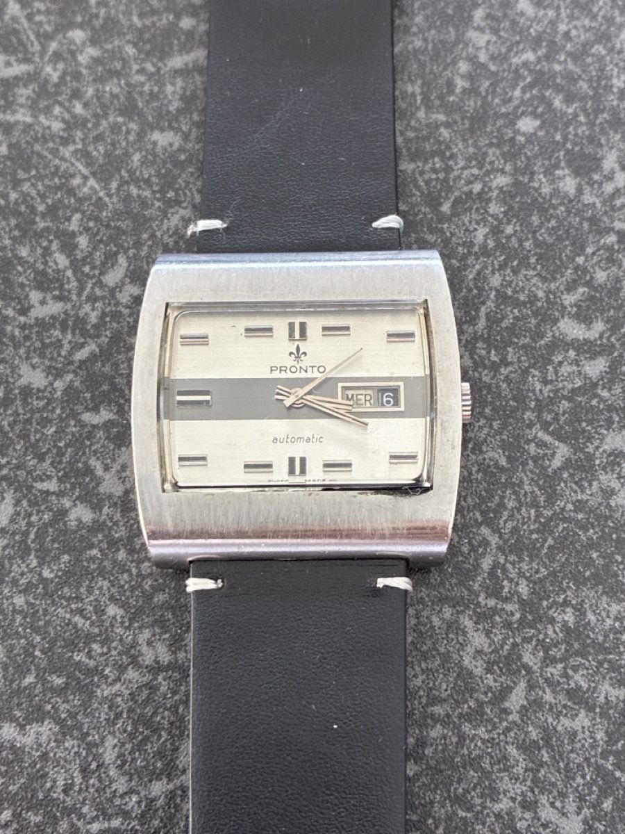Uhren: Pronto Automatic Herren Uhr mit Lederband gebraucht – Gebraucht aus Chur von jasi18 1