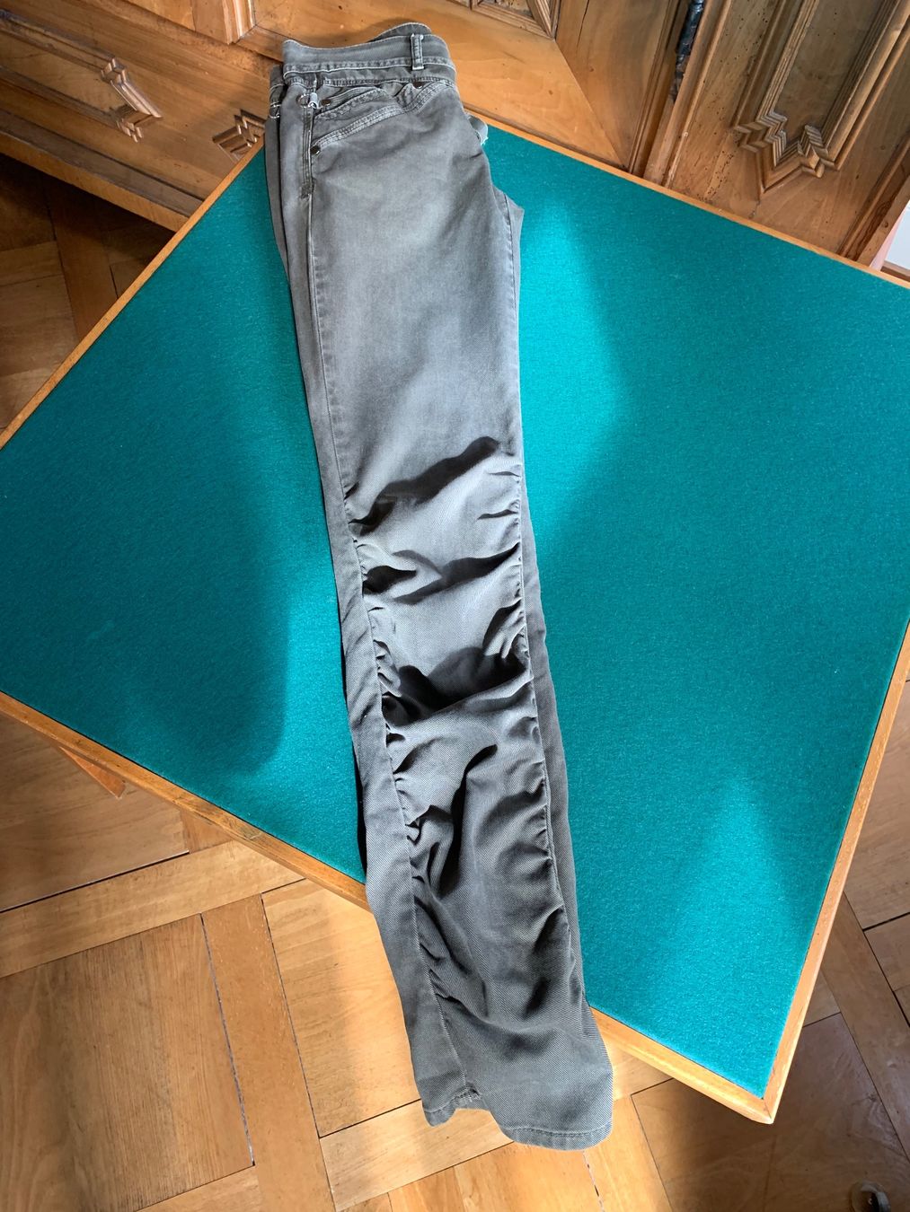 Pantaloni: "HIGH"  Hose  Farbe: Khaki Gr 34DE – Usato da Interlaken venduto da Bona55 8