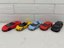 B BURAGO 5x Lamborghini 1/43