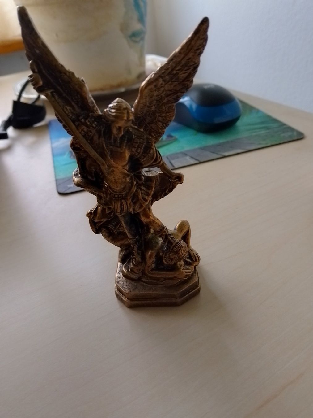 Figuren: Erzengel Michael Statue, 13 cm – Neu (gemäss Beschreibung) aus Weinfelden von PaterPio1968