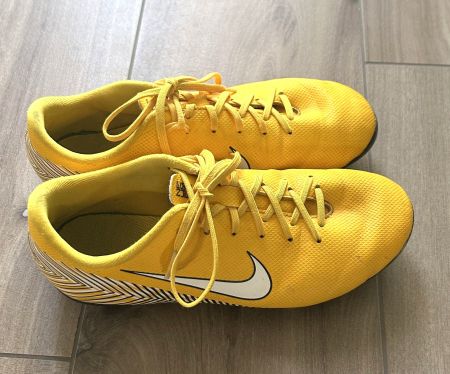 NIKE Fussballschuhe «Jr. Vapor 12 Academy GS», gelb, Gr. 38,