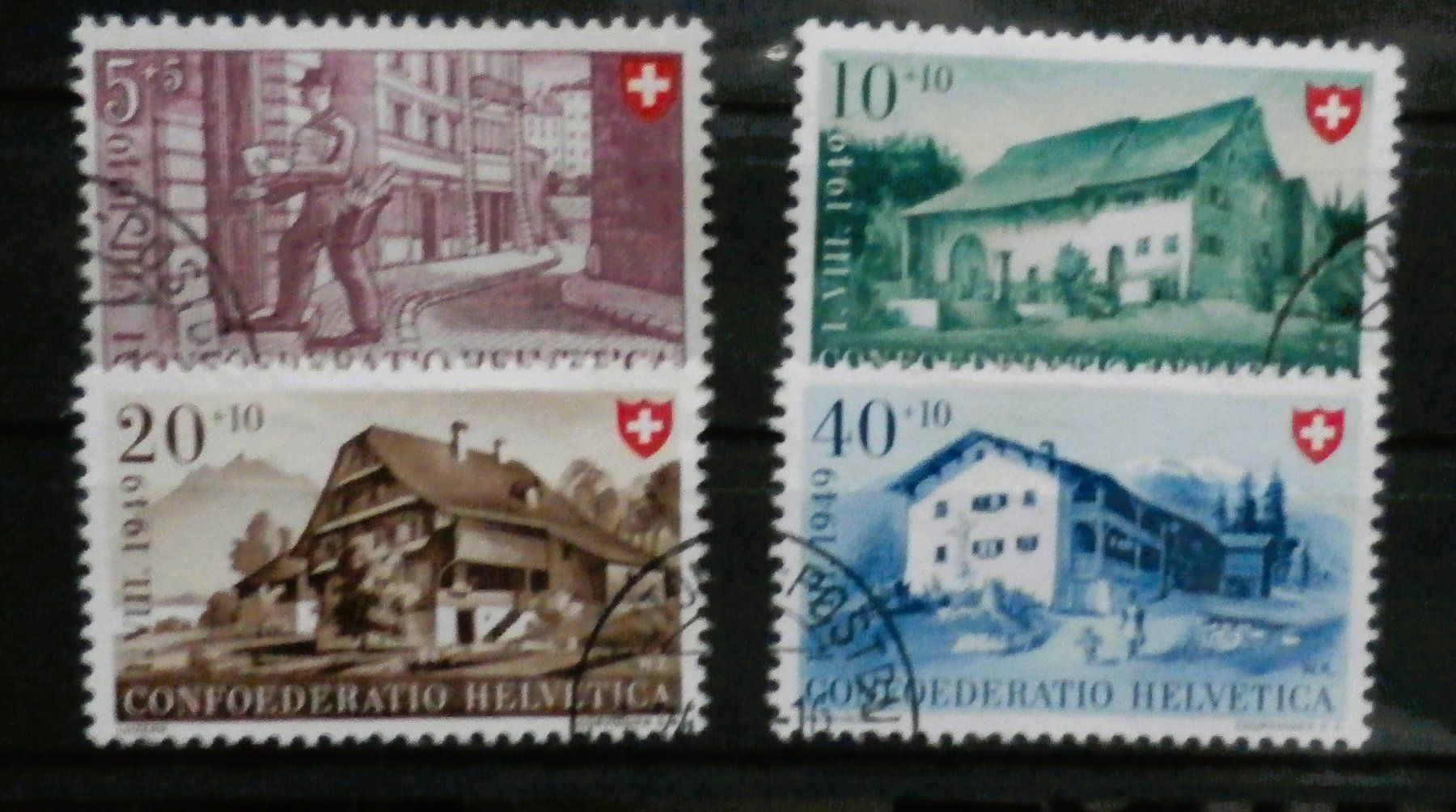 Tutti i francobolli: CH Pro Patria 1949 – Usato da Kehrsatz venduto da Bernherb2 1