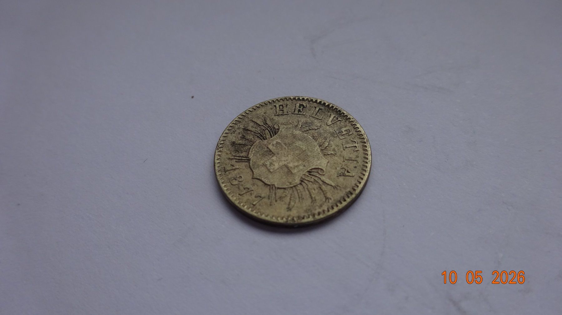 Tutti le monete: 5 Rappen 1877 Billon – Usato da bassecourt venduto da Oursvert 1