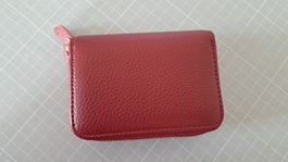 Portemonnaie leder rot