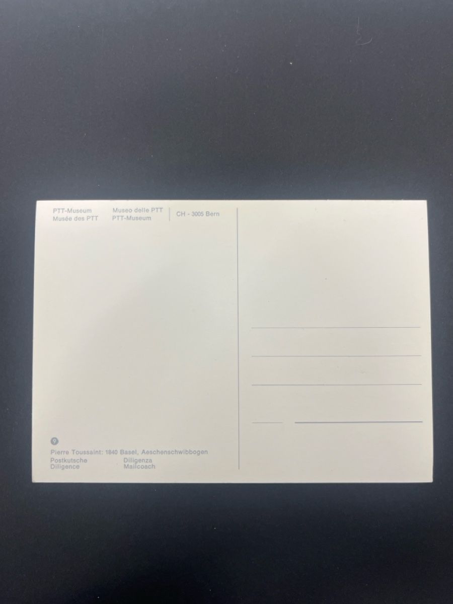 Cartoline postali: Ansichtskarte PTT-Museum Basel Aeschenschwibbogen 1840 – Usato da Muttenz venduto da Totkel 1