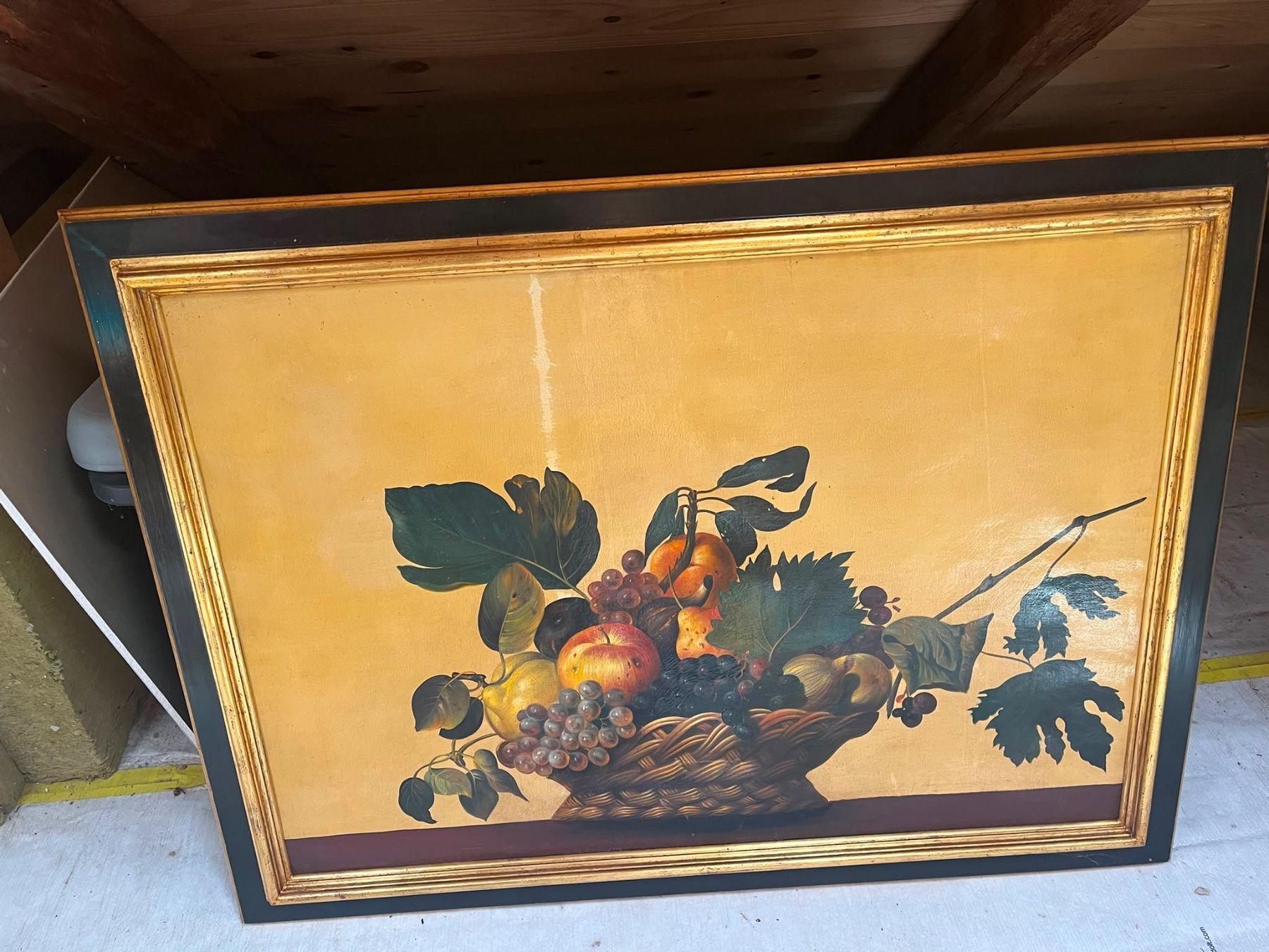 Posters & Illustrations: Obstkorb mit Rahmen 125x86 cm – D'occasion à Wiggen par Antoniotto