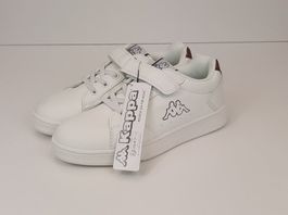 KAPPA LOGO ADENIS Kinder White Sneaker Klett Gr. 32