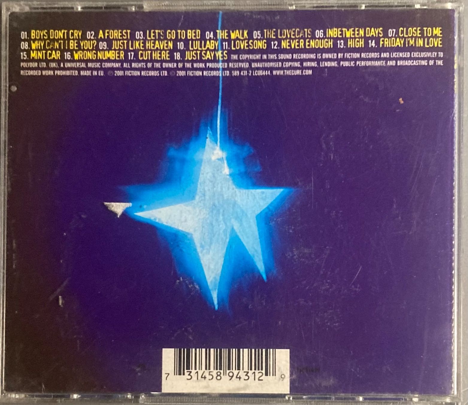 Vinyles: THE CURE - GREATEST HITS – D'occasion à Poliez-Pittet par Newtown-Records 1