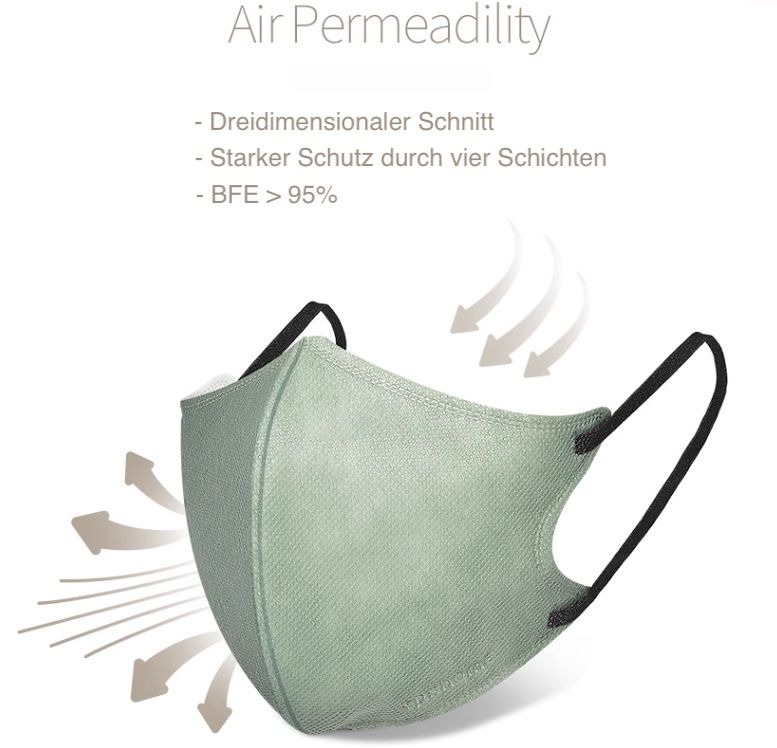 Maschere: 3D N95 Maske - 54 Stück – Nuovo e nell'imballaggio originale da Kilchberg ZH venduto da Simlife 3