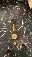 Barometer und Thermometer Holzoptik funktionstüchtig