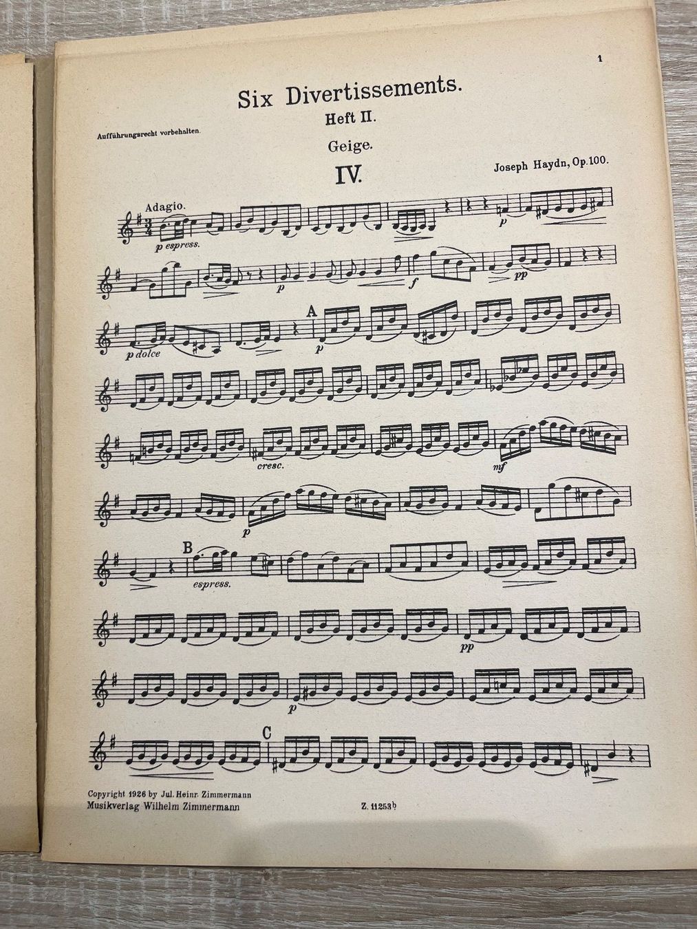 Libri: Notenheft Joseph Haydn – Usato da Muttenz venduto da Bhuebi 7