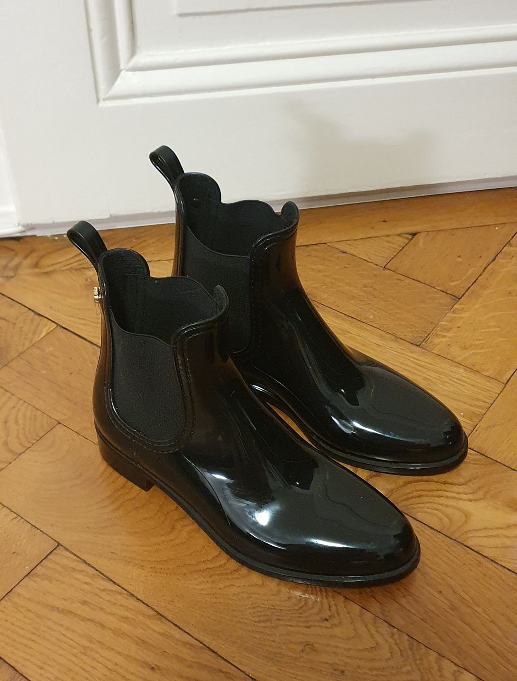 Damenschuhe: Boots de pluie Comfy Lemon Jelly taille 37 – Gebraucht aus Lausanne von Xenita