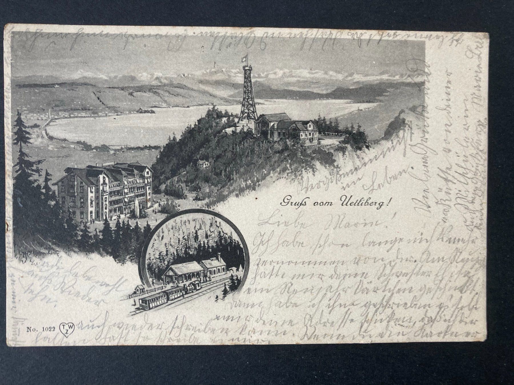Cartoline postali: AK Gruss vom Uetliberg – Usato da Mirchel venduto da buecher_wurm