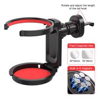 2 IN 1: GETRÄNKEHALTER UND MAGNETISCHE SMARTPHONEHALTERUNG