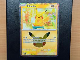 Pikachu (025/128) (03/30) - 30ᵉ Anniversaire - 30C FR