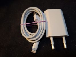 Chargeur secteur Apple A1300 avec câble Lightning blanc