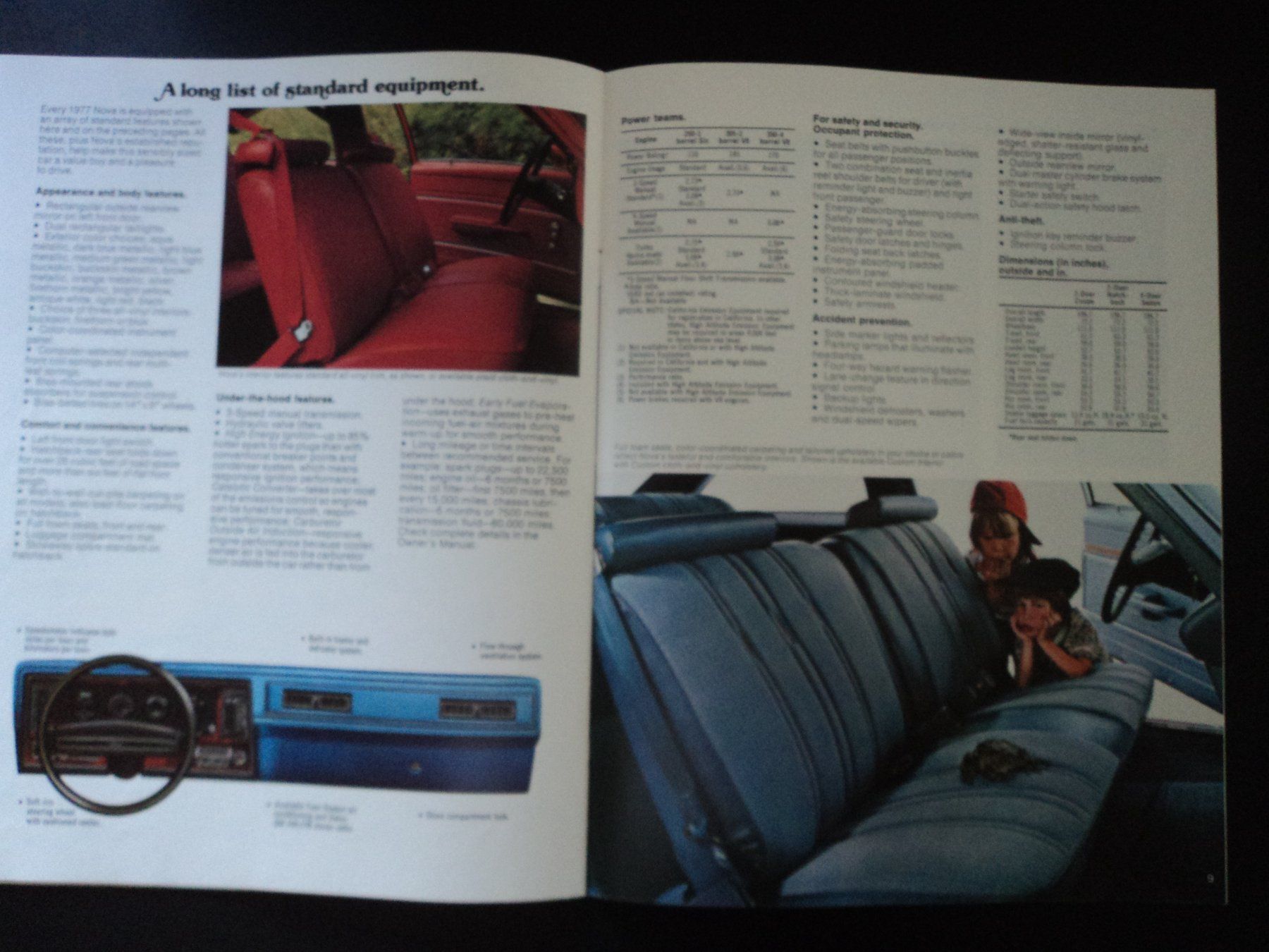 Chevrolet Documenti: Prospekt Chevrolet Nova 1977 – Usato da Schwarzenburg venduto da modelCARama 5
