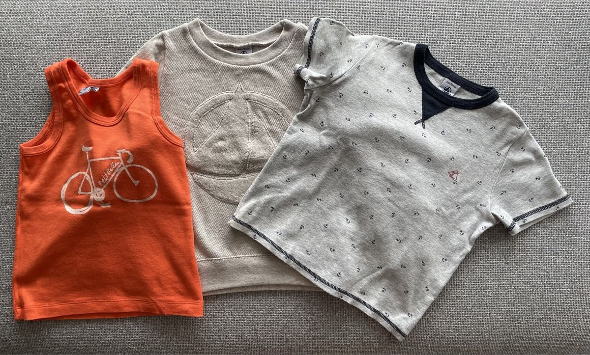 Petit Bateau Lotti di vestiti: Petit Bateau 3-piece set 4Y/104cm – Usato da Lausanne venduto da Jarosz