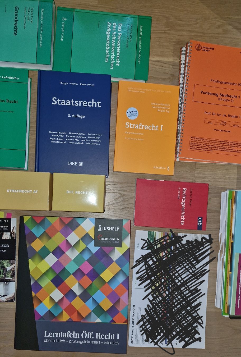 Bücher: Jura 1. Jahr Packet mit iushelp Material – Neu (gemäss Beschreibung) aus Rothrist von vogo01 2