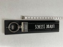 Schlüsselanhänger aus Filz (scheiss drauf)