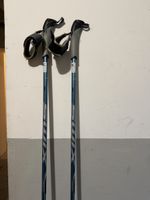 Swix Cross Country Ski Poles, 160 cm, Blue, Used