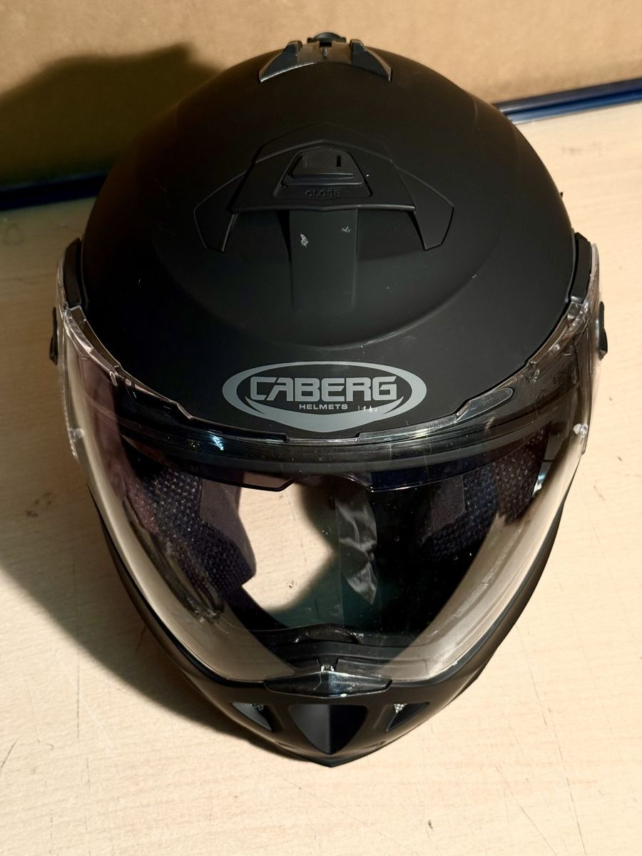 Caschi & visiere: Caberg Motorcycle Helmet - Matte Black - Size S 55-56 – Usato da Lausanne venduto da artnouveau04 1