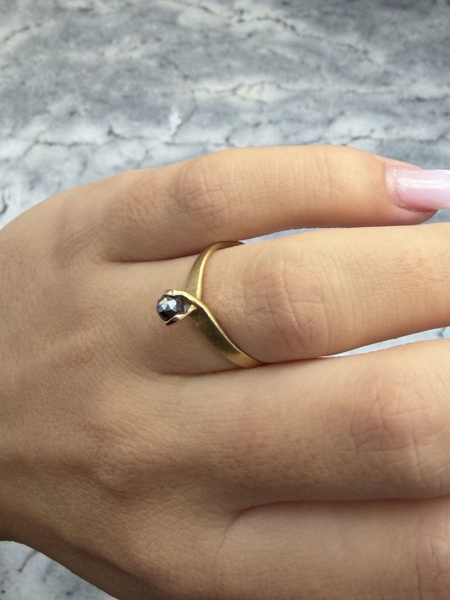 Ringe: Goldring 750 mit schwarzem Diamant – Gebraucht aus Muri b. Bern von Ameliaa83 3