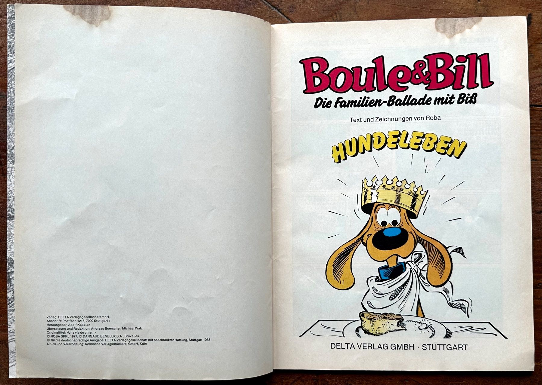 Fumetti: Boule & Bill  Band 5   1977, hunderte Comics ab 1.- – Usato da Seltisberg venduto da quadartswiss 1
