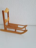 Luge décorative en bois, porte-bouteille originale!
